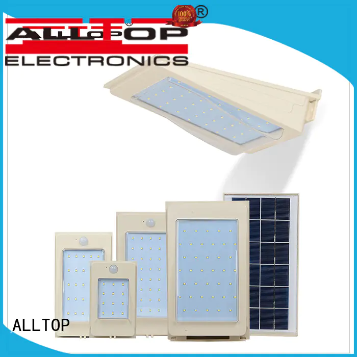 ALLTOP washer solar pir wall light certification highway lighting
