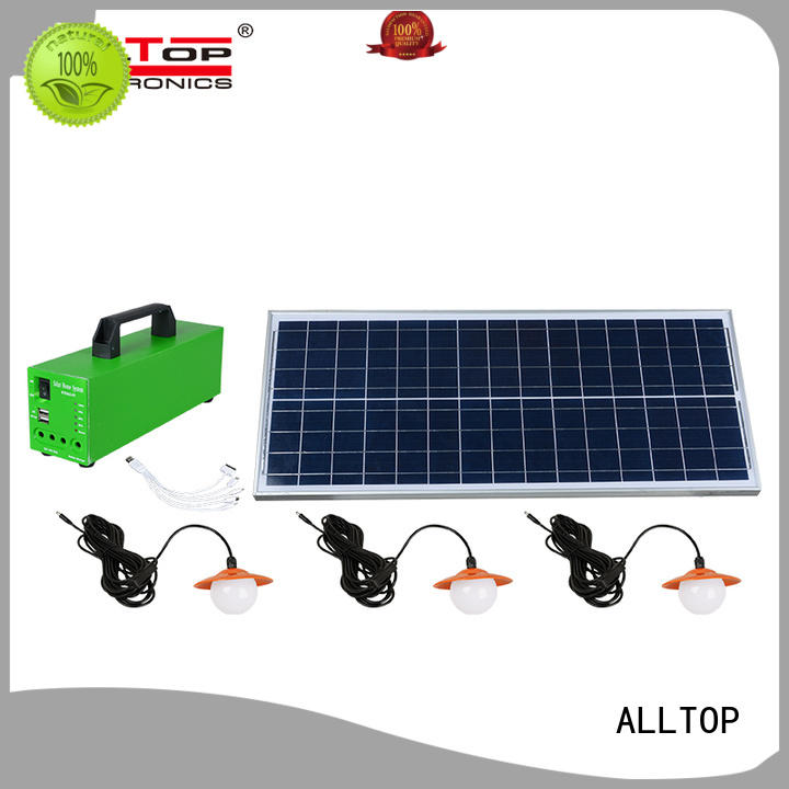 ALLTOP Brand product battery solar led lighting system led factory