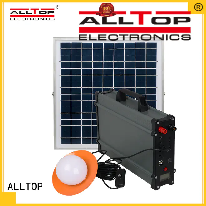 ALLTOP solar lighting system by-bulk for battery backup