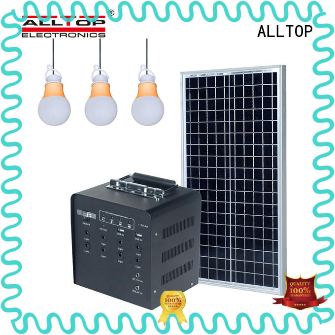 ALLTOP solar lighting system on-sale for battery backup