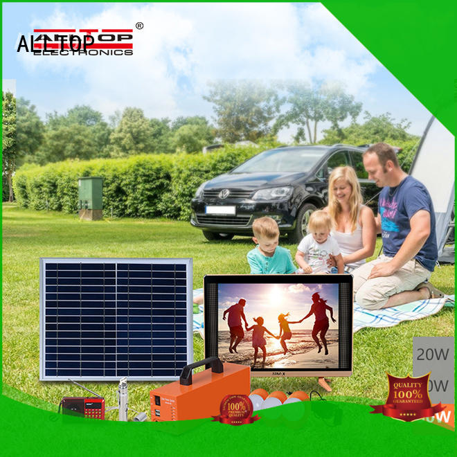 ALLTOP portable solar home lighting system for wholesale for camping