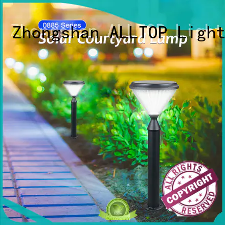 ALLTOP high quality bright solar garden lights main gate for landscape