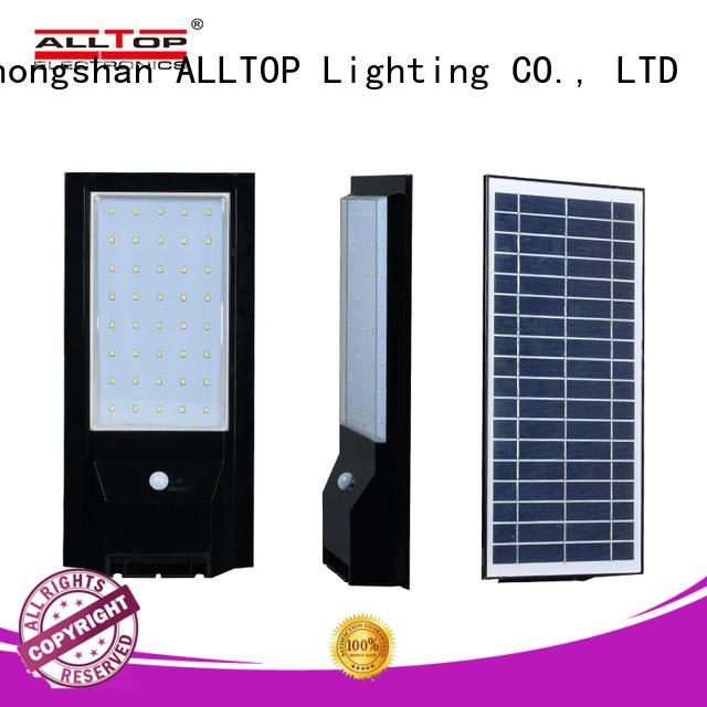 ALLTOP stainless steel solar led wall pack wide usage for garden