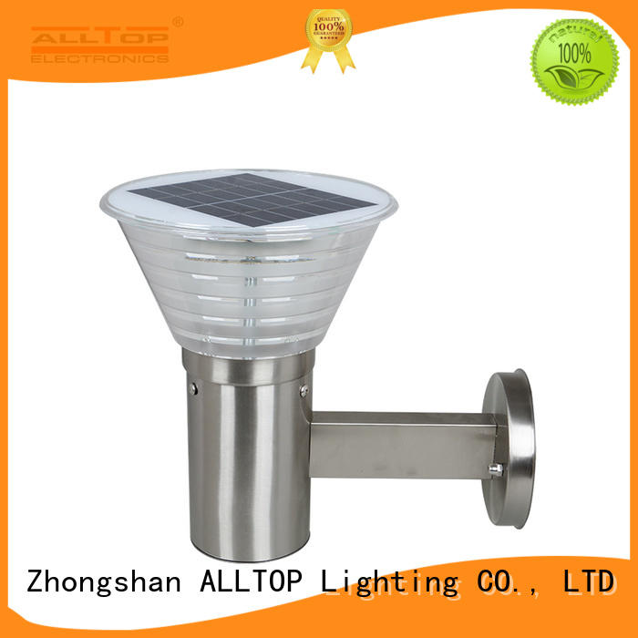 ALLTOP high quality solar wall sconce directly sale highway lighting