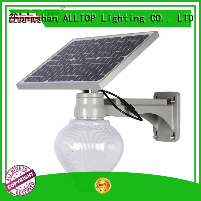 ALLTOP 12w solar street light directly sale for outdoor yard