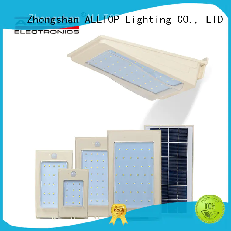 small solar wall lights aluminum for street lighting ALLTOP
