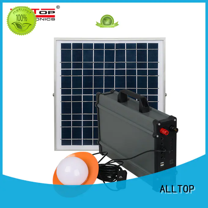 ALLTOP emergency solar lighting system price at discount for outdoor lighting
