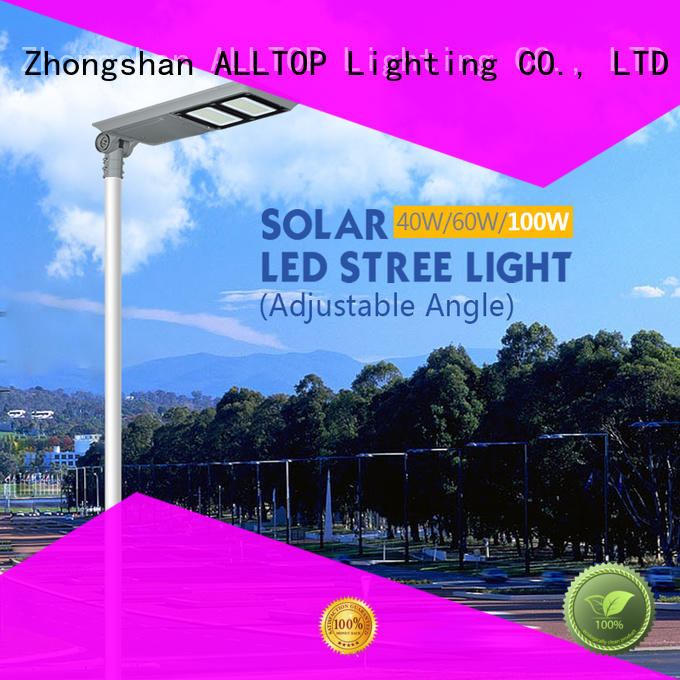 integrated all in one integrated solar street light factory price for highway ALLTOP